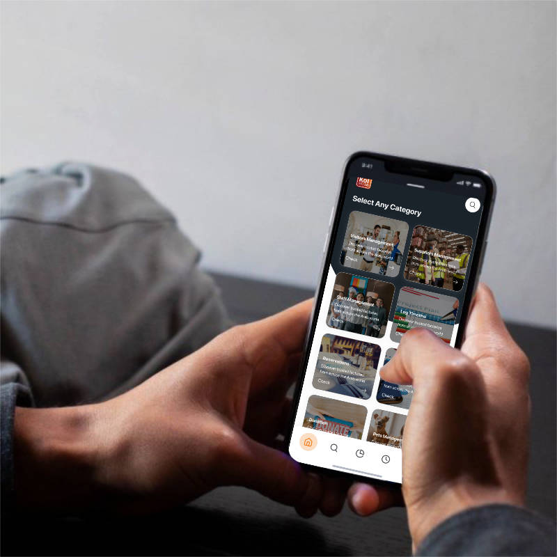 Kolmenia una app para administración inmobiliaria fácil de navegar.